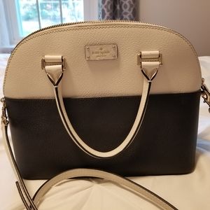 Kate Spade black and white purse